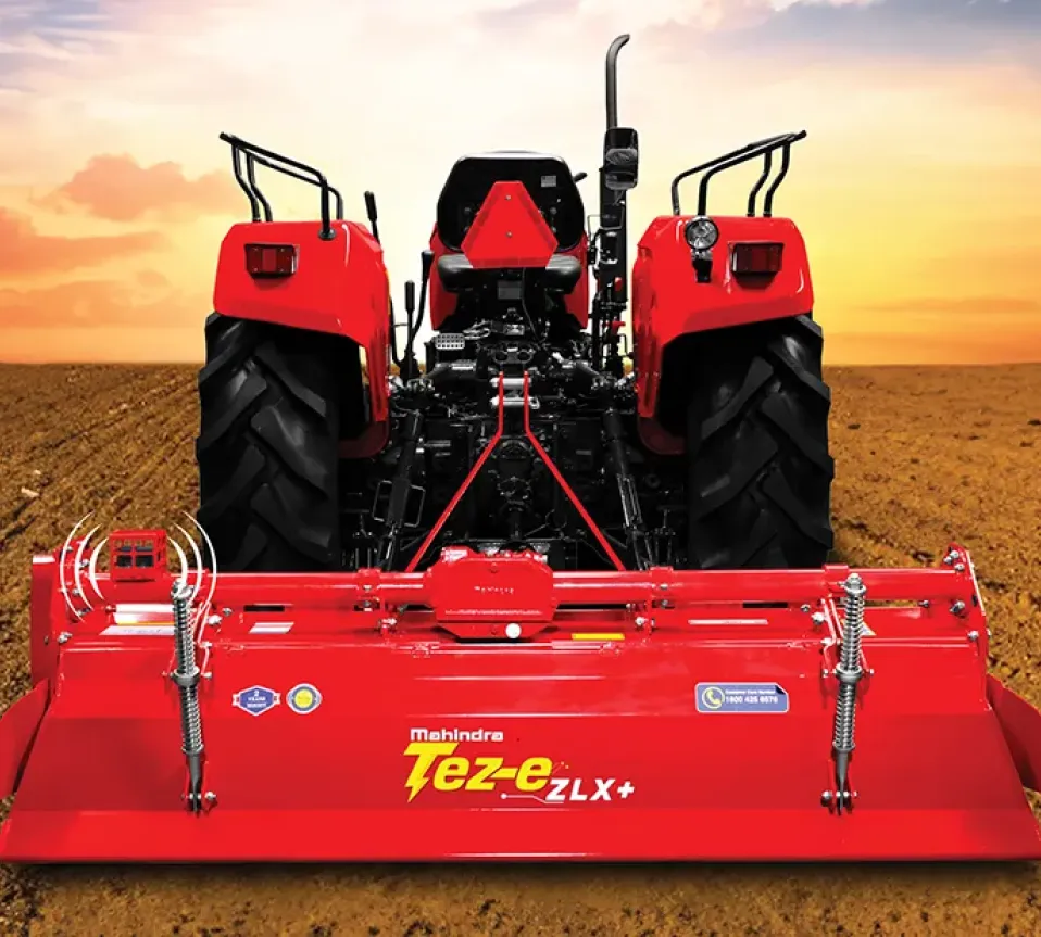 Mahindra TEZ-E ZLX+ - Rotary Tiller Rotavator